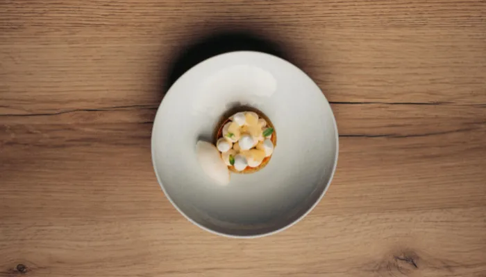 Image d'une tarte réalisé dans le restaurant Audace à Montbazon